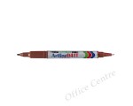"ARTLINE" 雙頭油性筆(啡色)--清貨特價